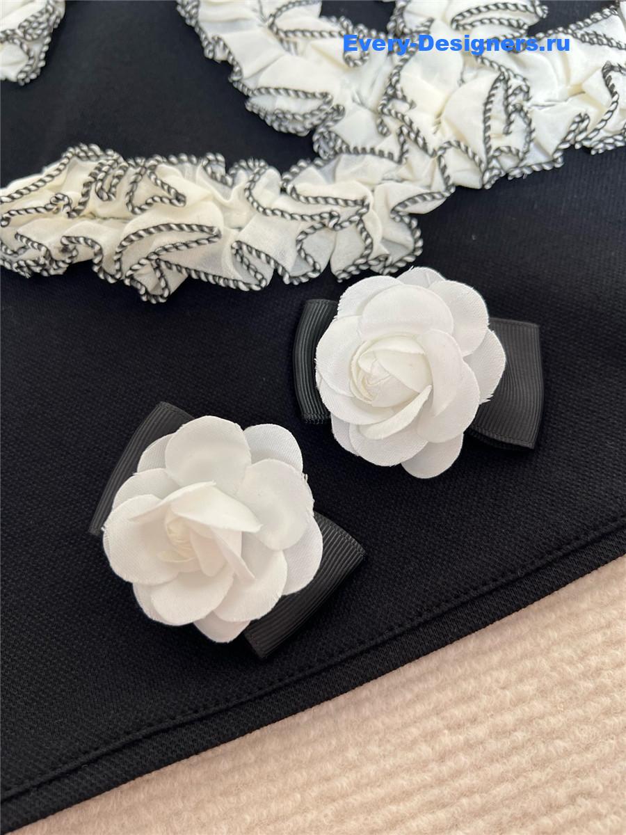 Ch**el rue cambon crop top in black