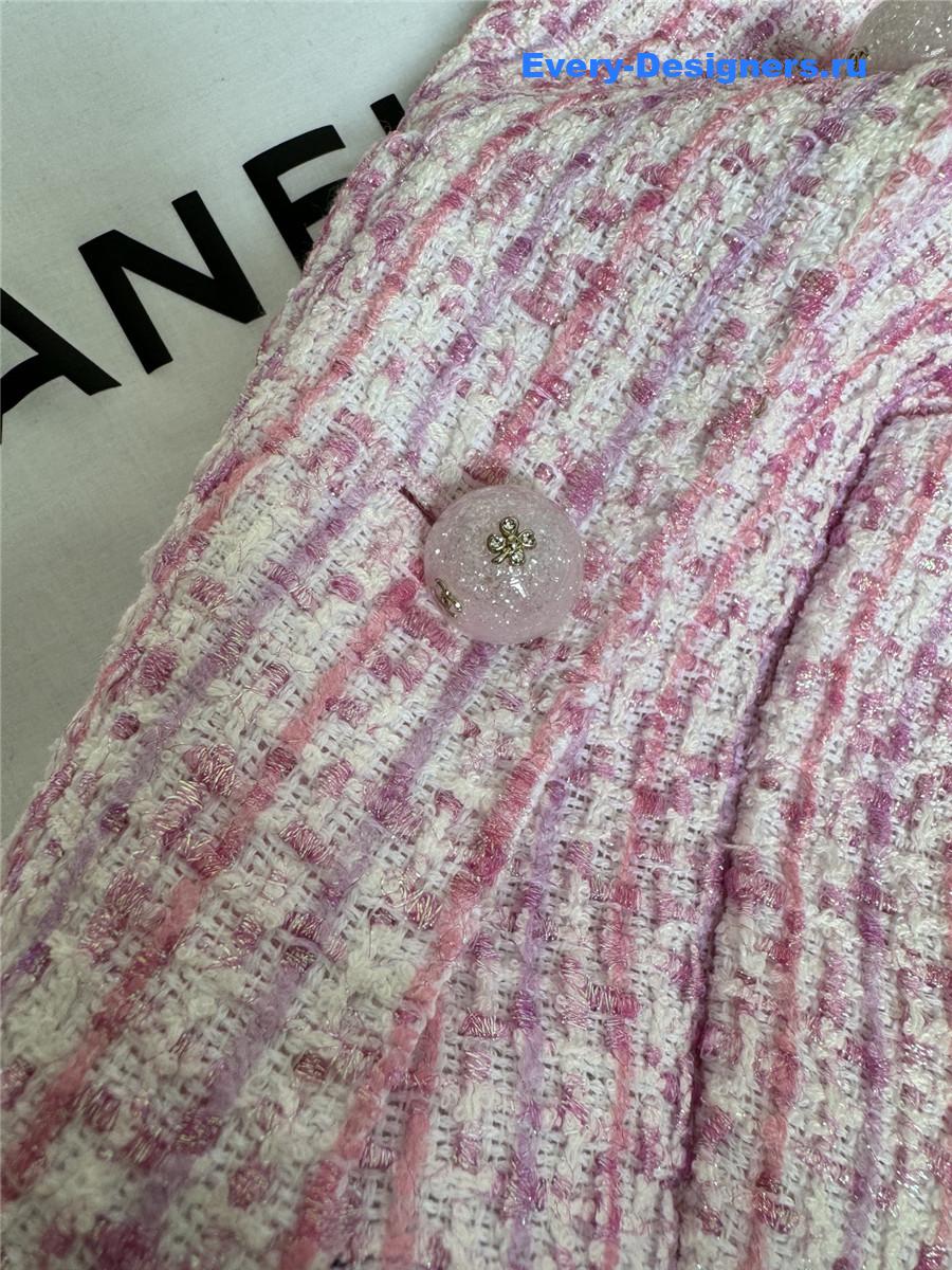 Ch**el pink vest jacket