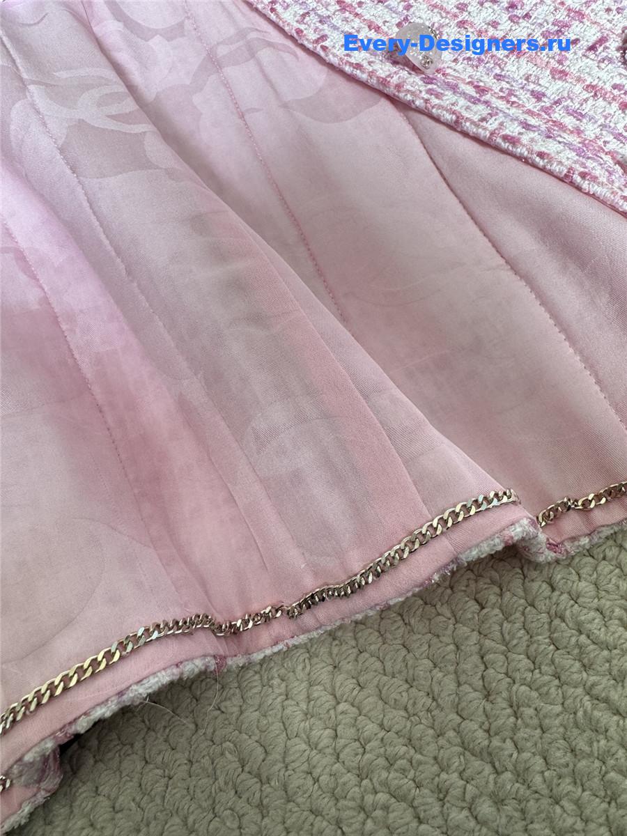 Ch**el pink vest jacket