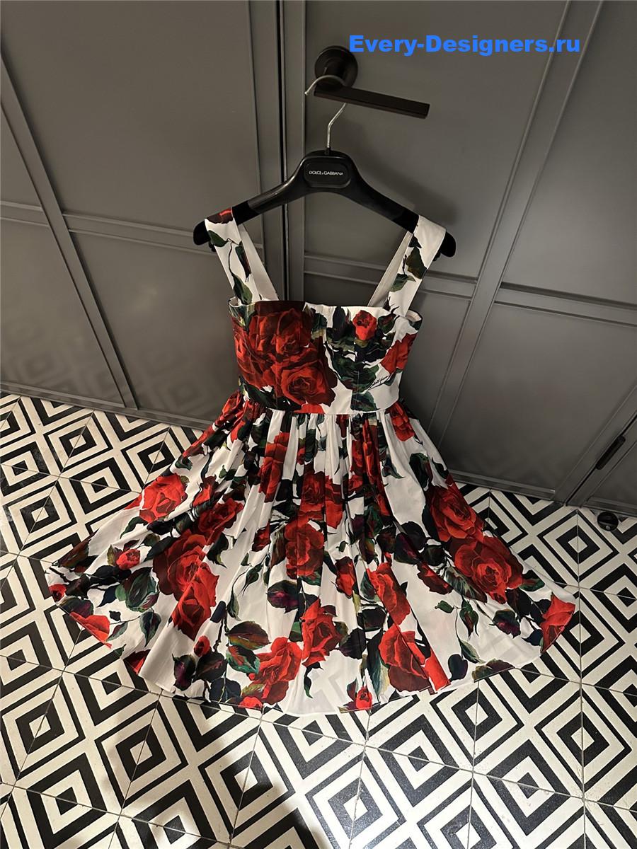 Dolce&Gabbana Rose Corset Dress