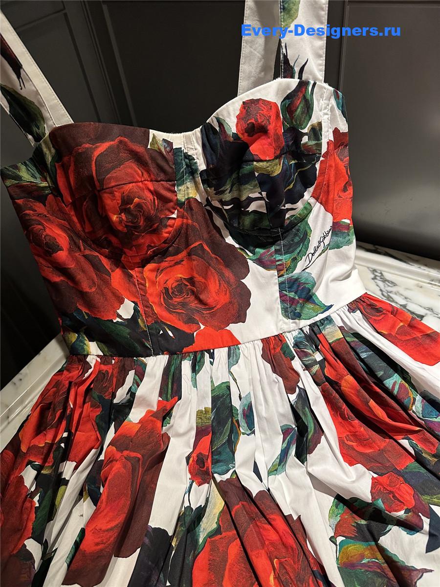 Dolce&Gabbana Rose Corset Dress