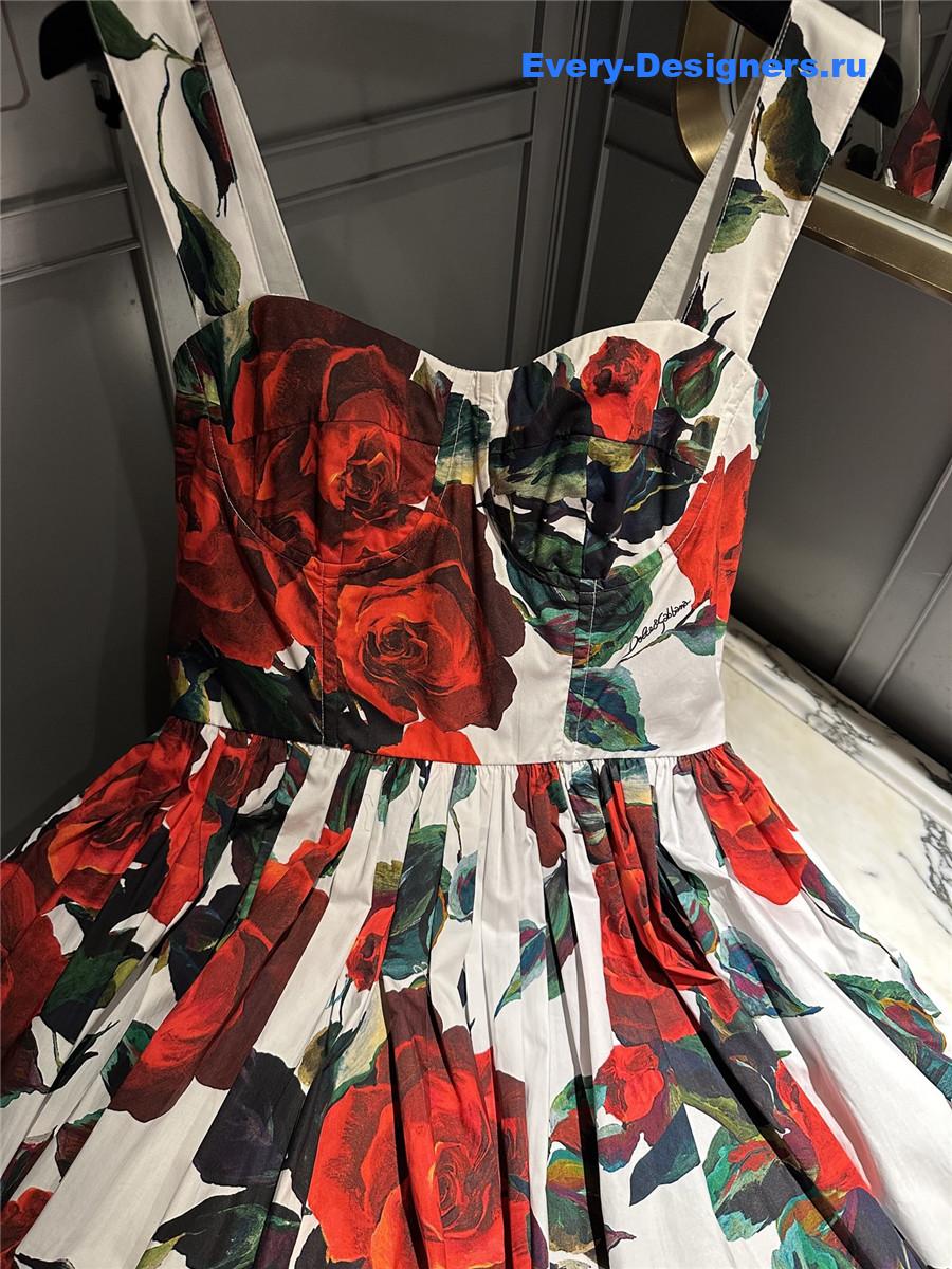 Dolce&Gabbana Rose Corset Dress
