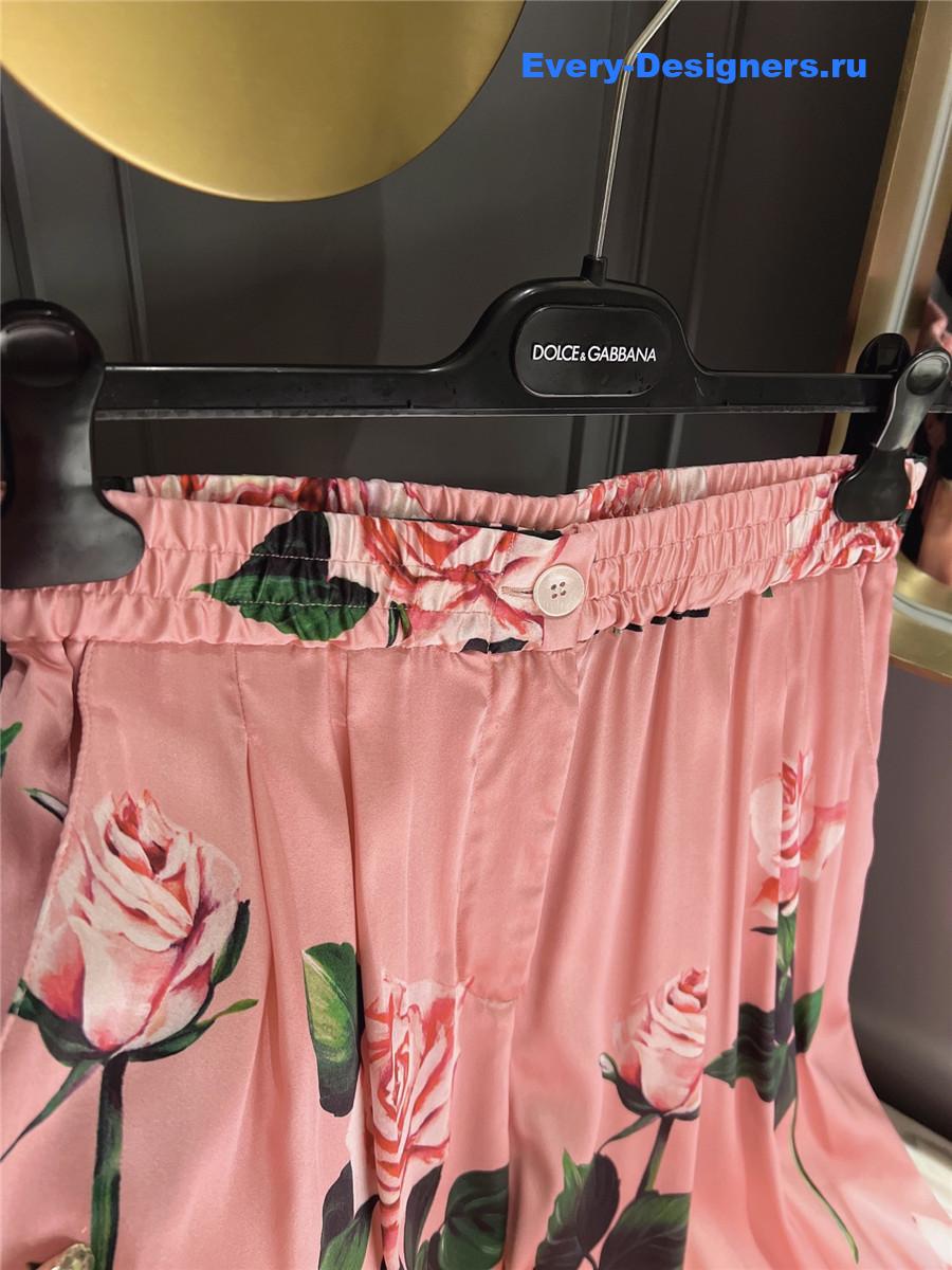 Dolce & Gabbana Silk Pajama Pants