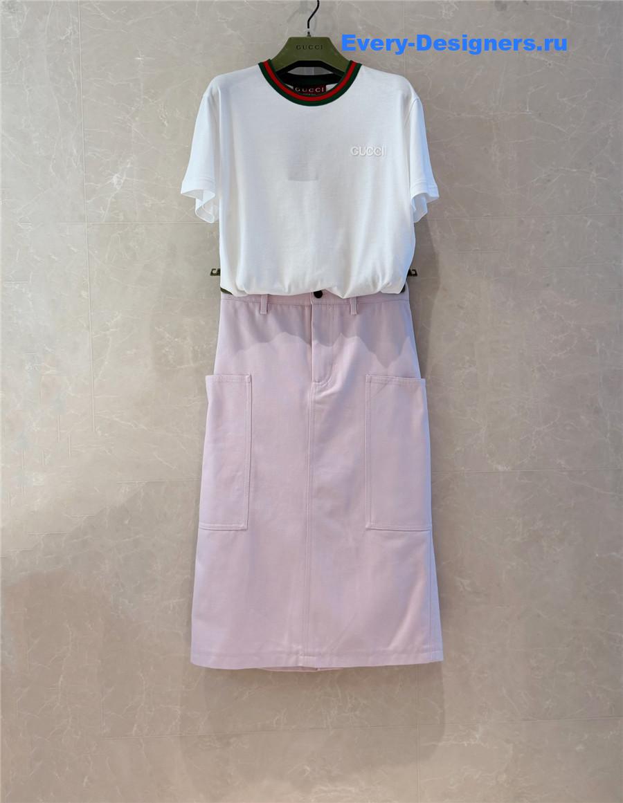 Gvc*1 striped cotton-jersey t-shirt