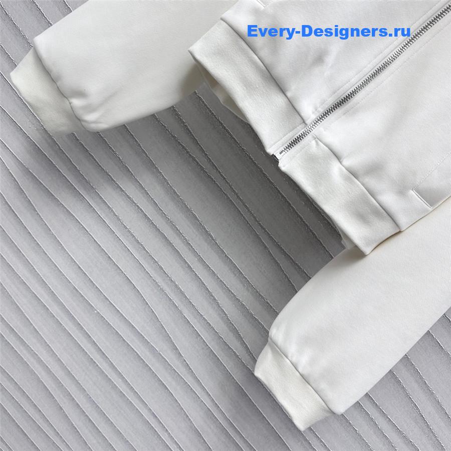 Miu Miu White Cropped Jacket