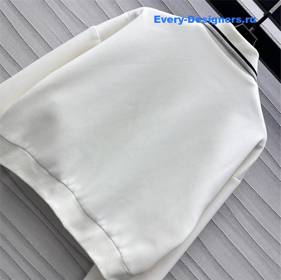 Miu Miu White Cropped Jacket