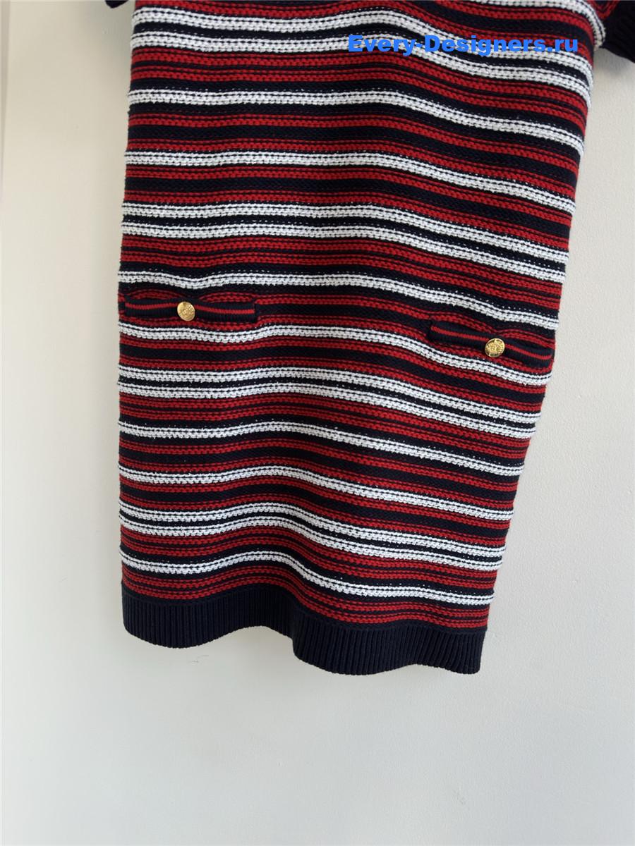 Gvc*1 red jacquard mini dress