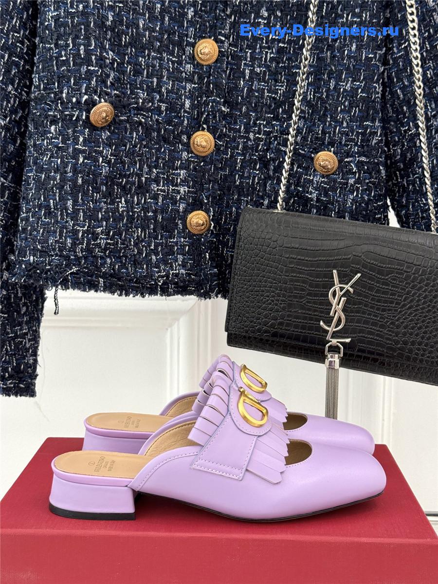 Va1e*ntin0 purple vlogo mules