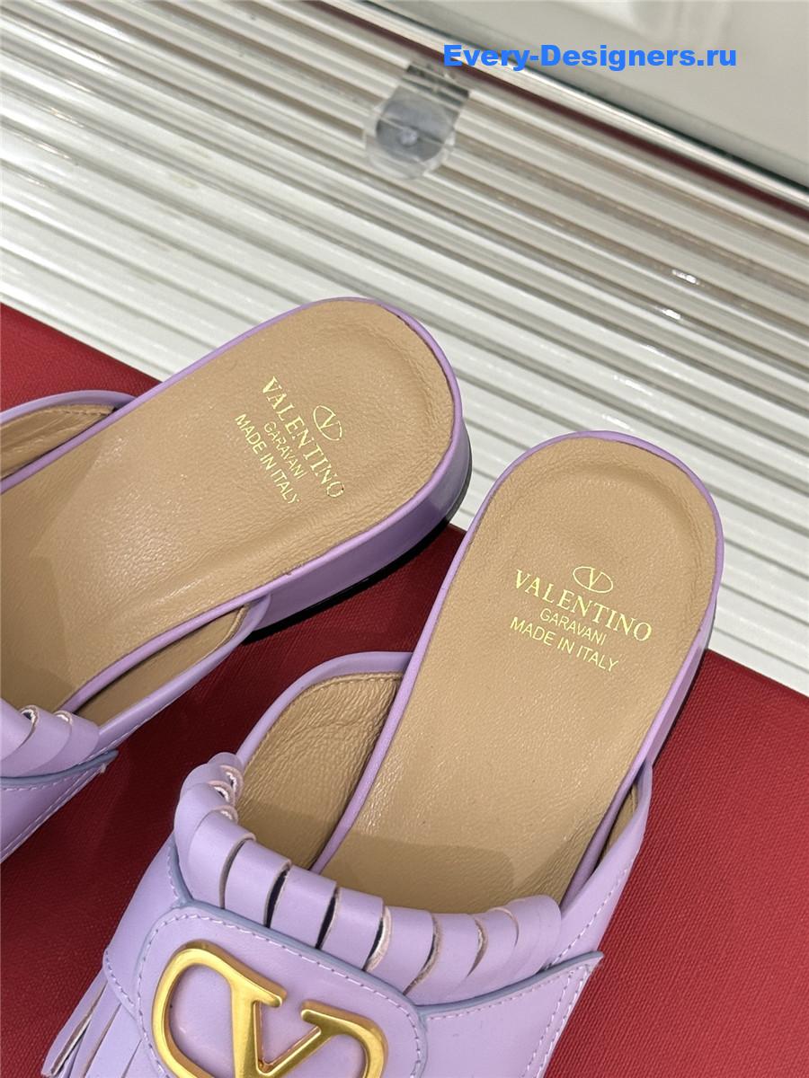 Va1e*ntin0 purple vlogo mules