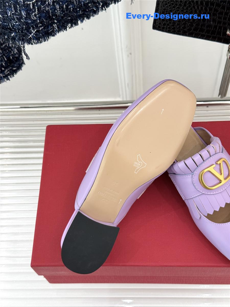 Va1e*ntin0 purple vlogo mules