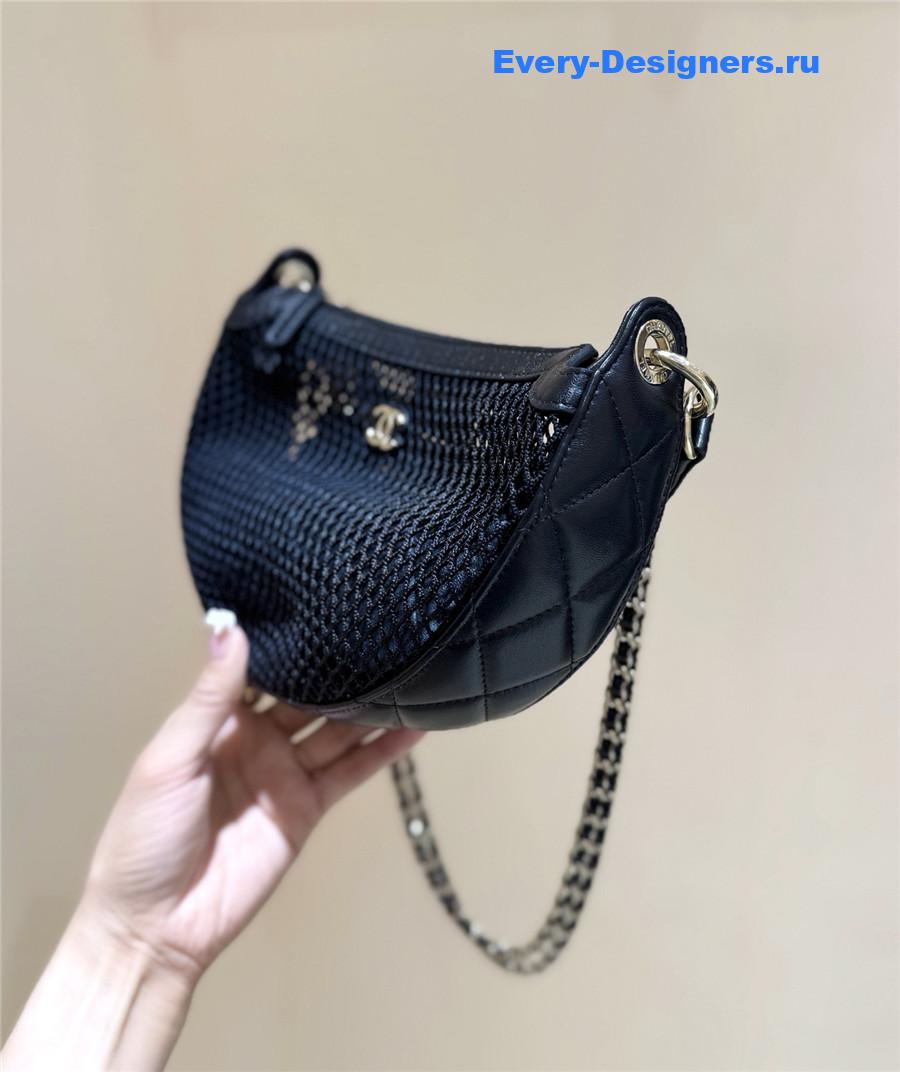 Ch**el moon mesh clutch