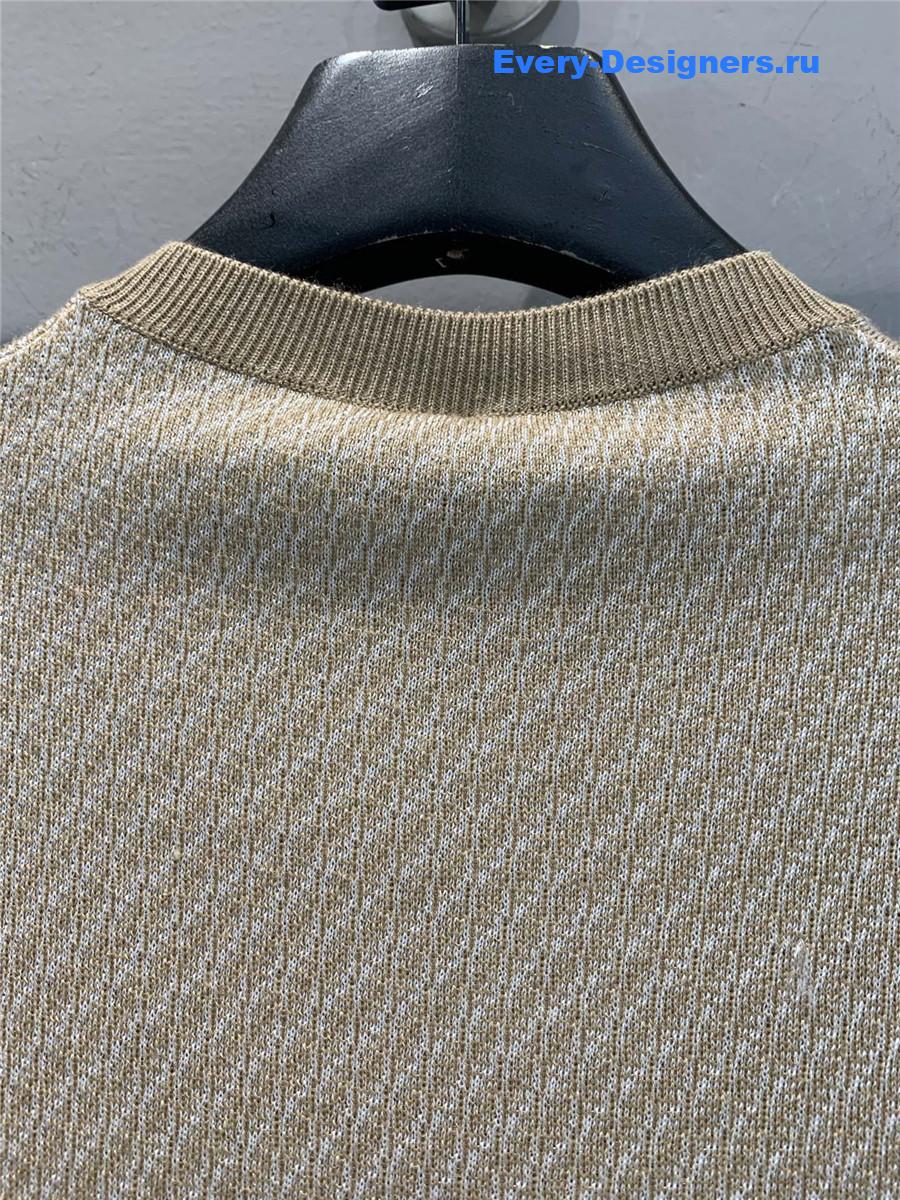 F**di brown knitted t-shirt