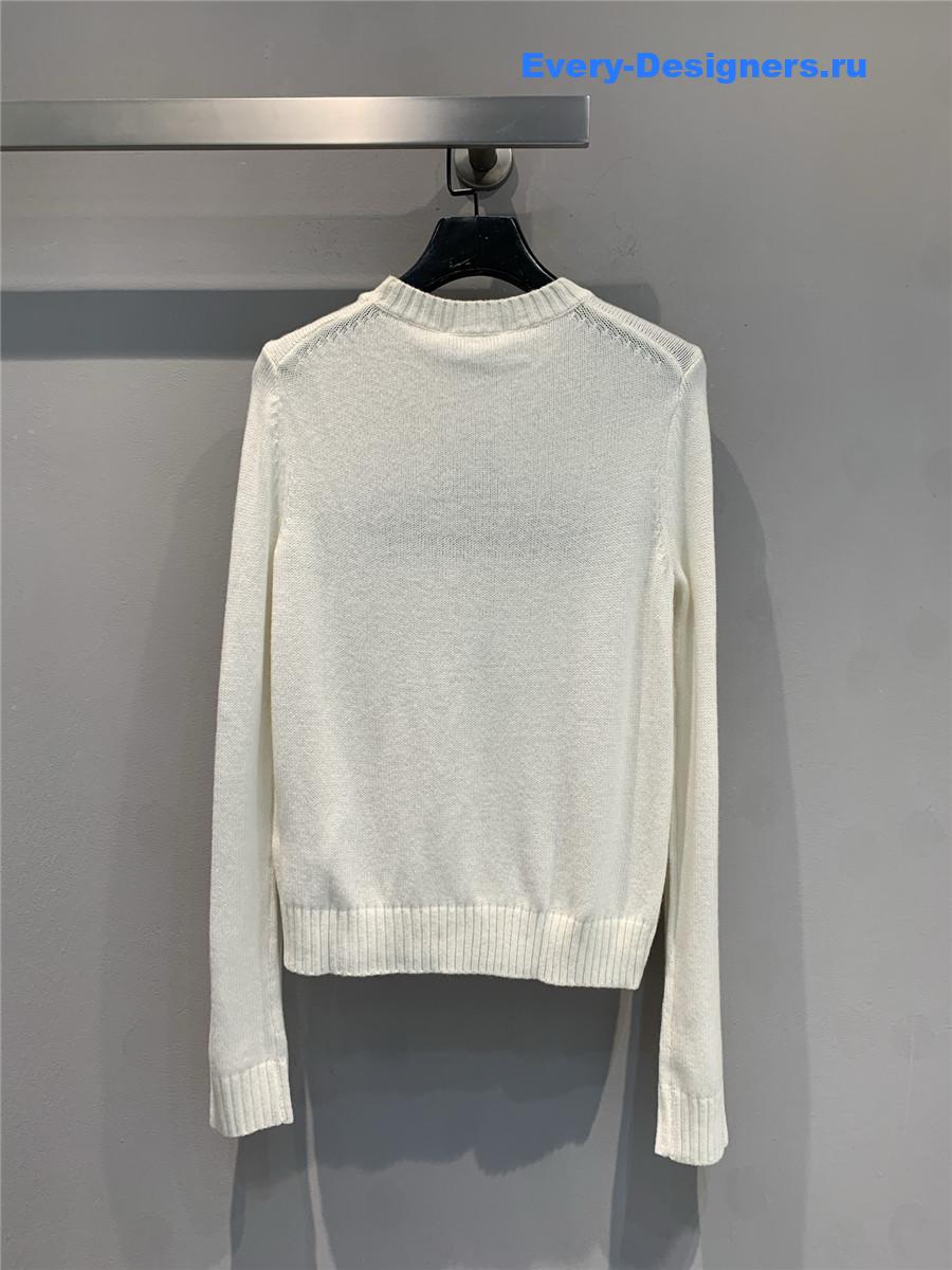D10r beige star cashmere sweater