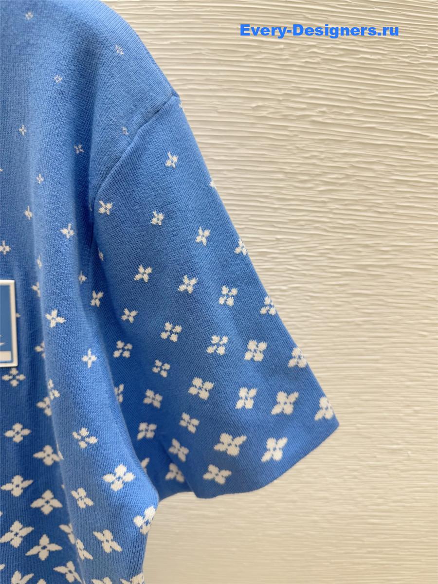 l0vis Vvtt0n gradient knit top