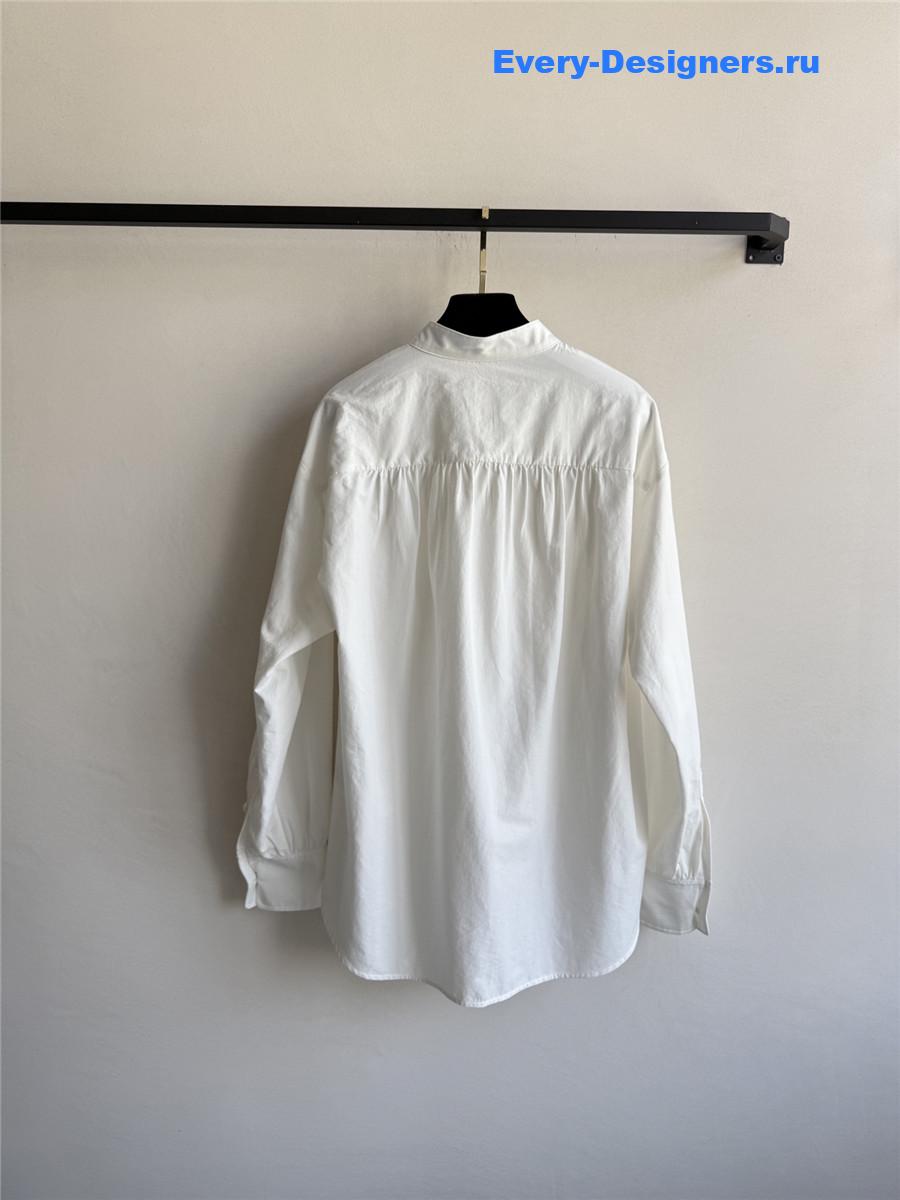 Va1e*ntin0 lace-trimmed blouse