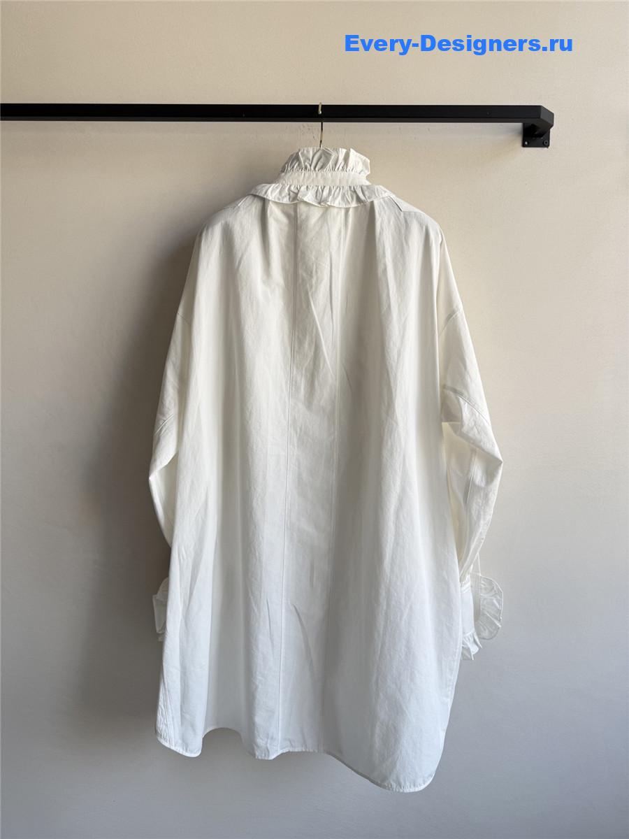 Va1e*ntin0 ruffled shirt dress