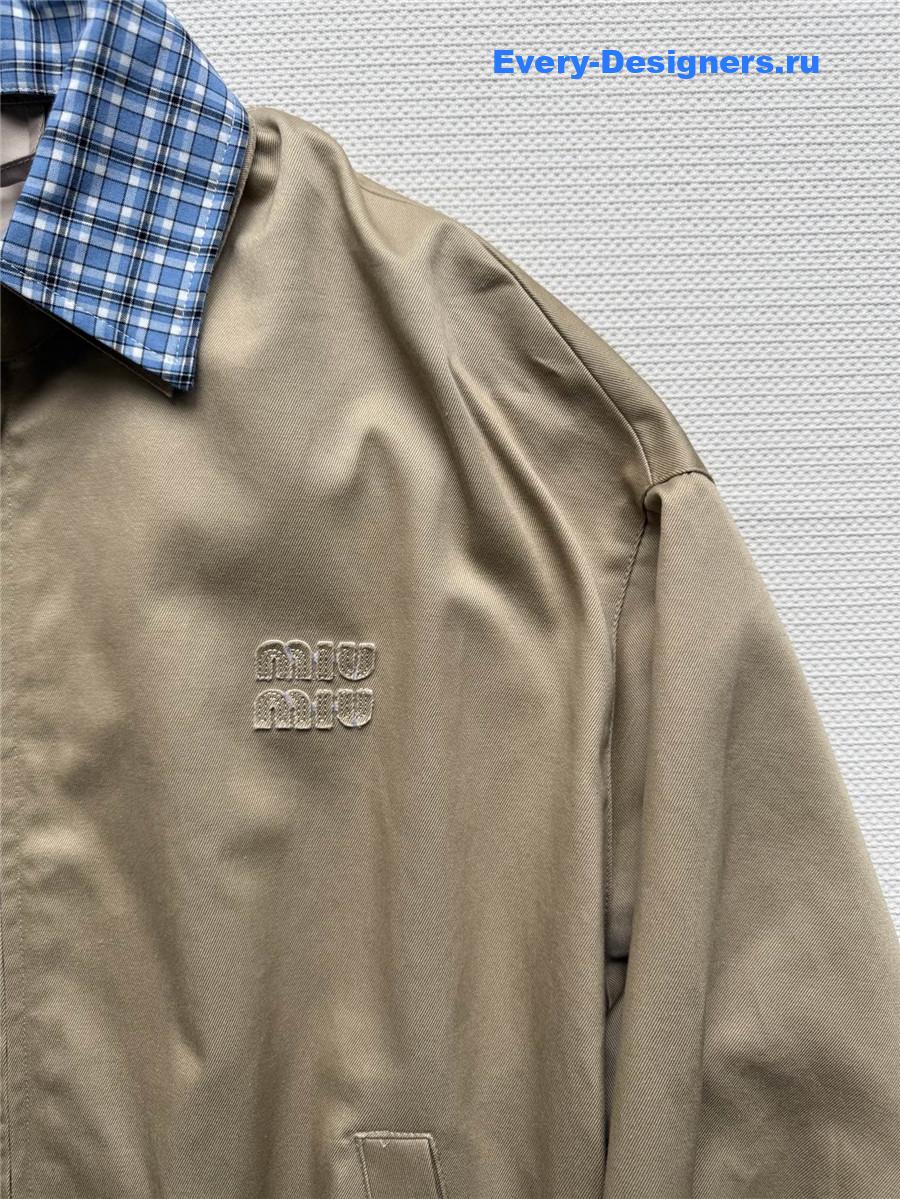 Miu Miu Cord Blouson Jacket