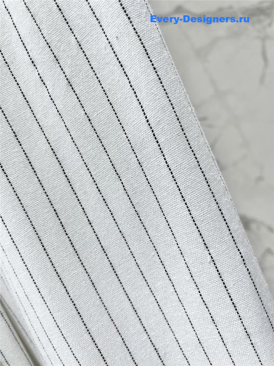 Miu Miu Logo Stripe Trousers