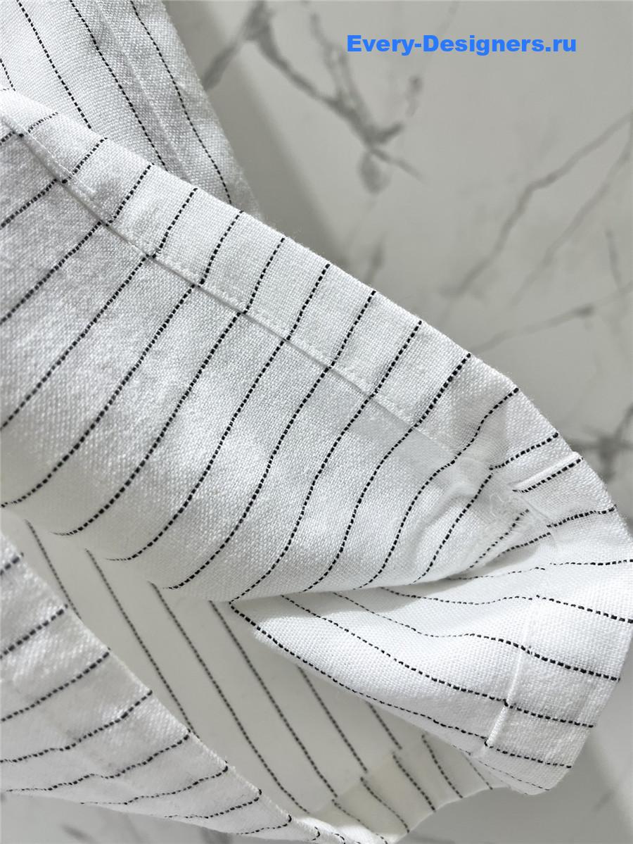 Miu Miu Logo Stripe Trousers