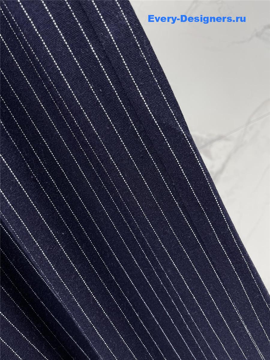 Miu Miu Blue Stripe Trousers