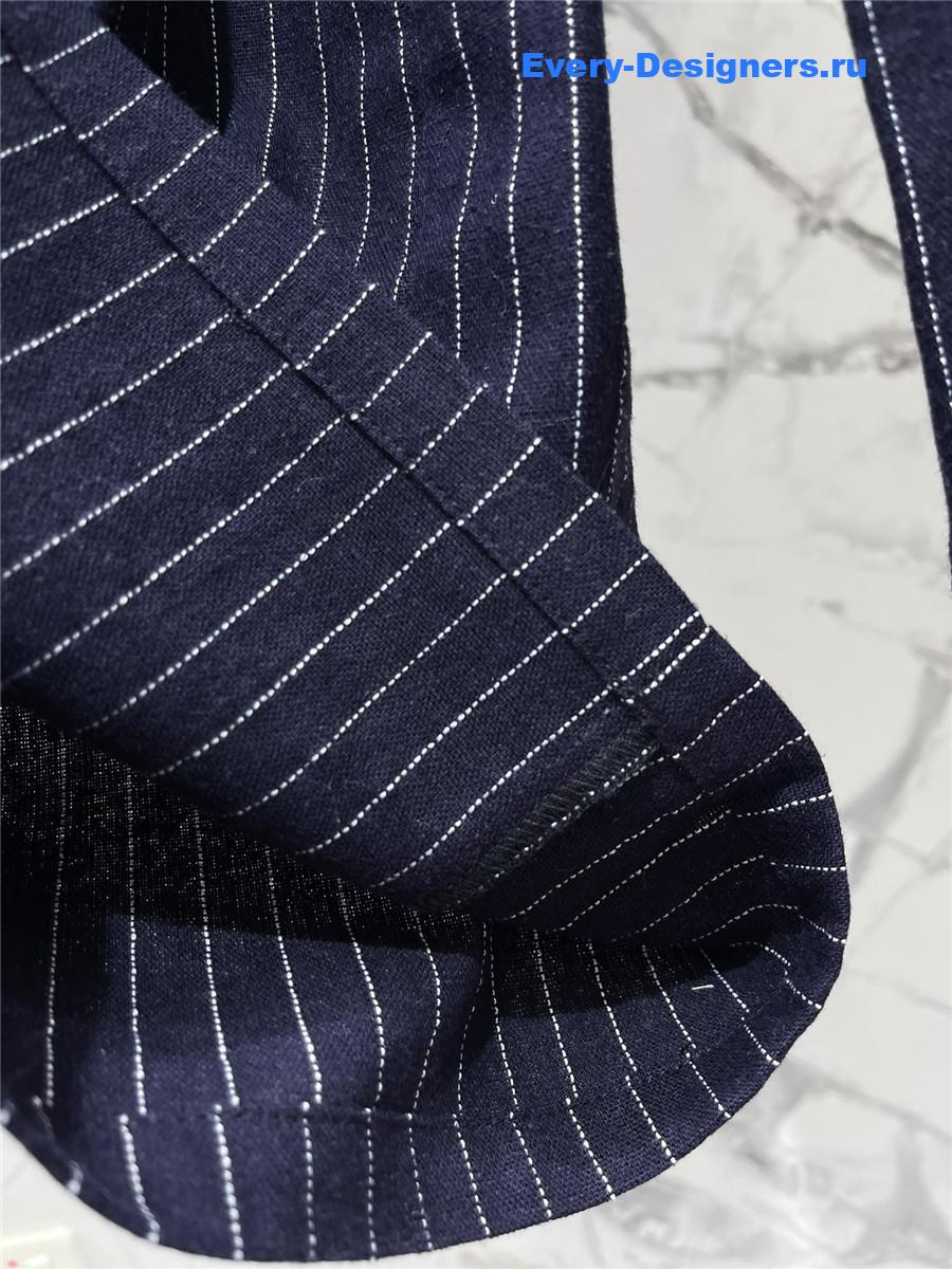 Miu Miu Blue Stripe Trousers