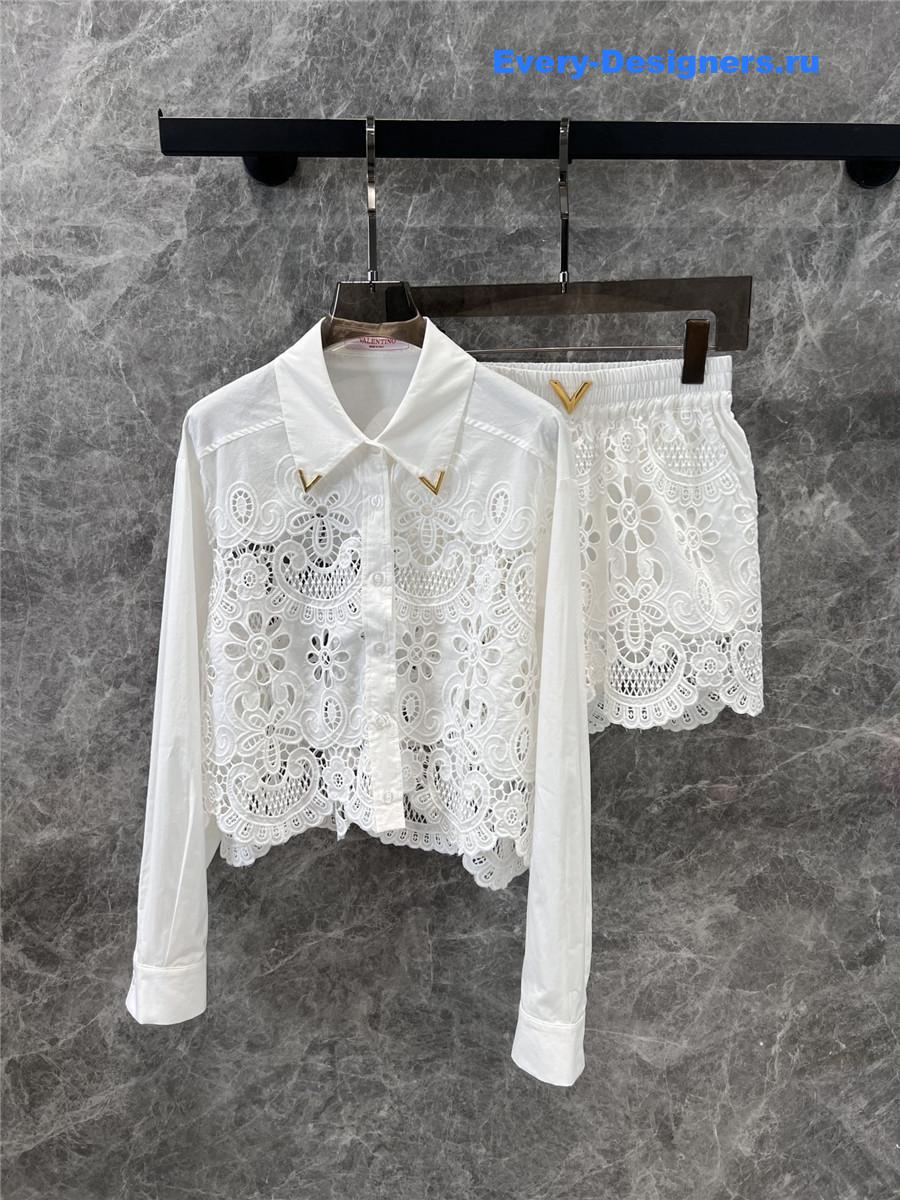 Va1e*ntin0 white lace set