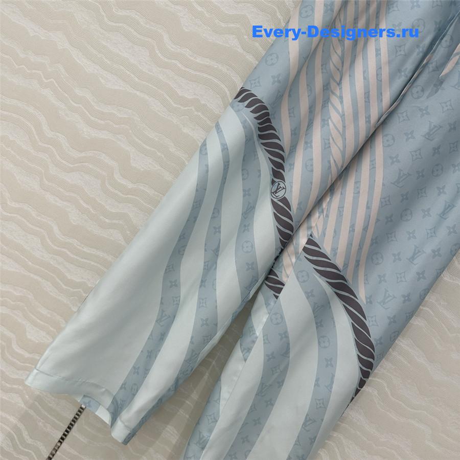 l0vis Vvtt0n wave print pajama pants