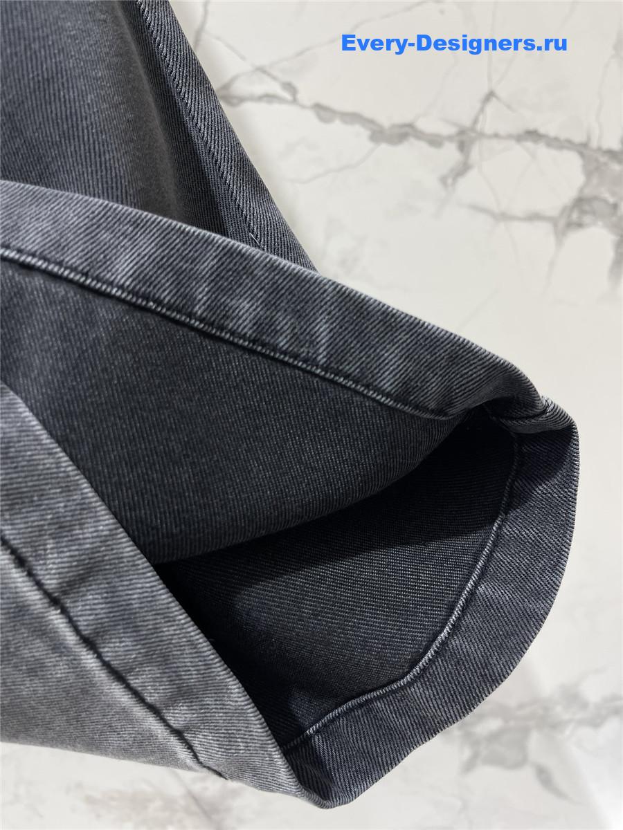 Va1e*ntin0 grey wide leg jeans