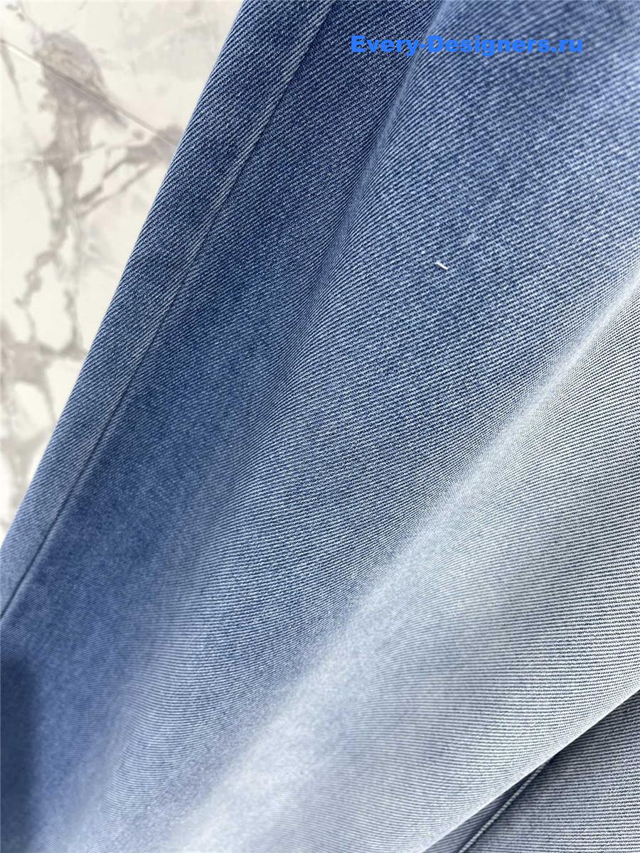 Va1e*ntin0 blue wide leg jeans