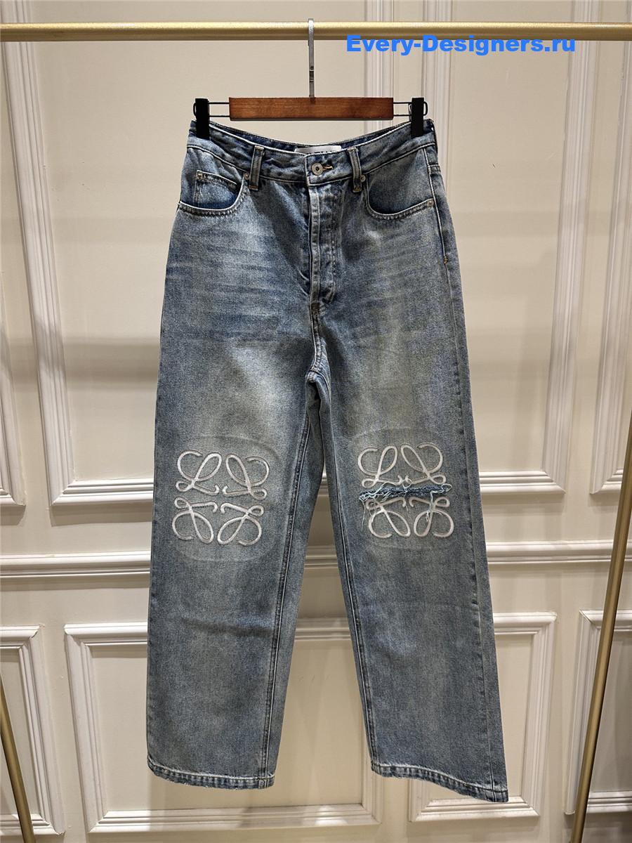 L0ew* anagram ripped jeans