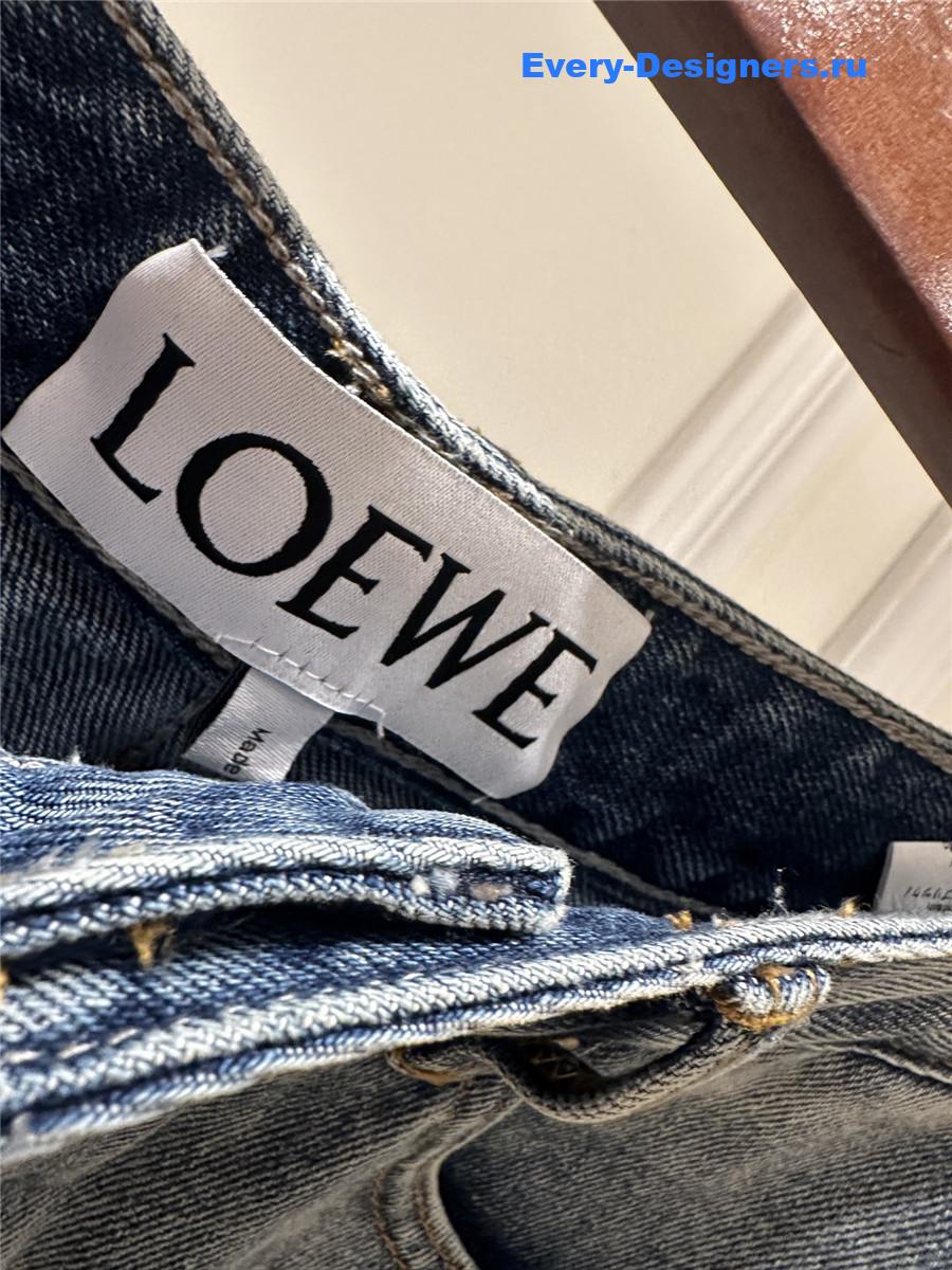 L0ew* anagram ripped jeans