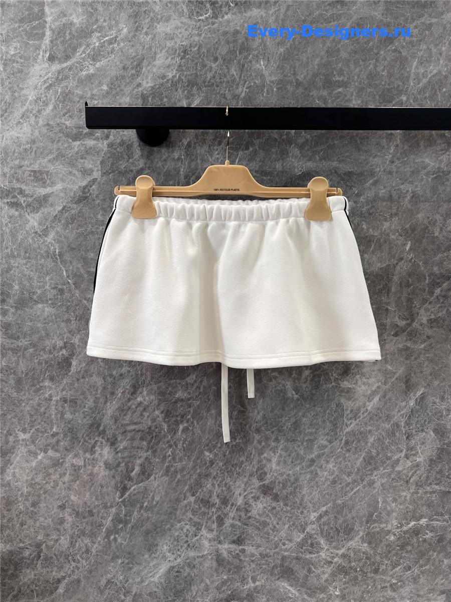 Miu Miu Collared Lettering Zip-Up Jacket Set