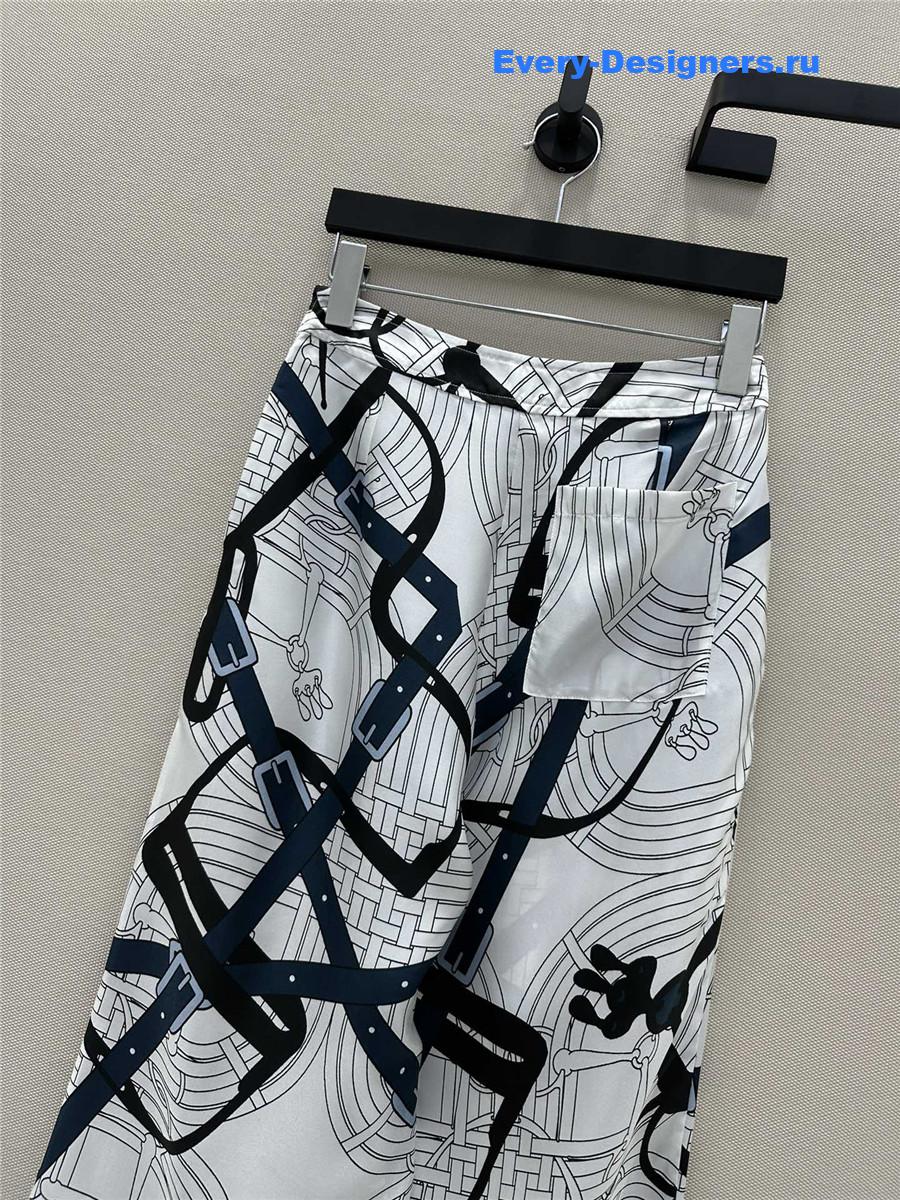 H**me5 chain rope silk pants