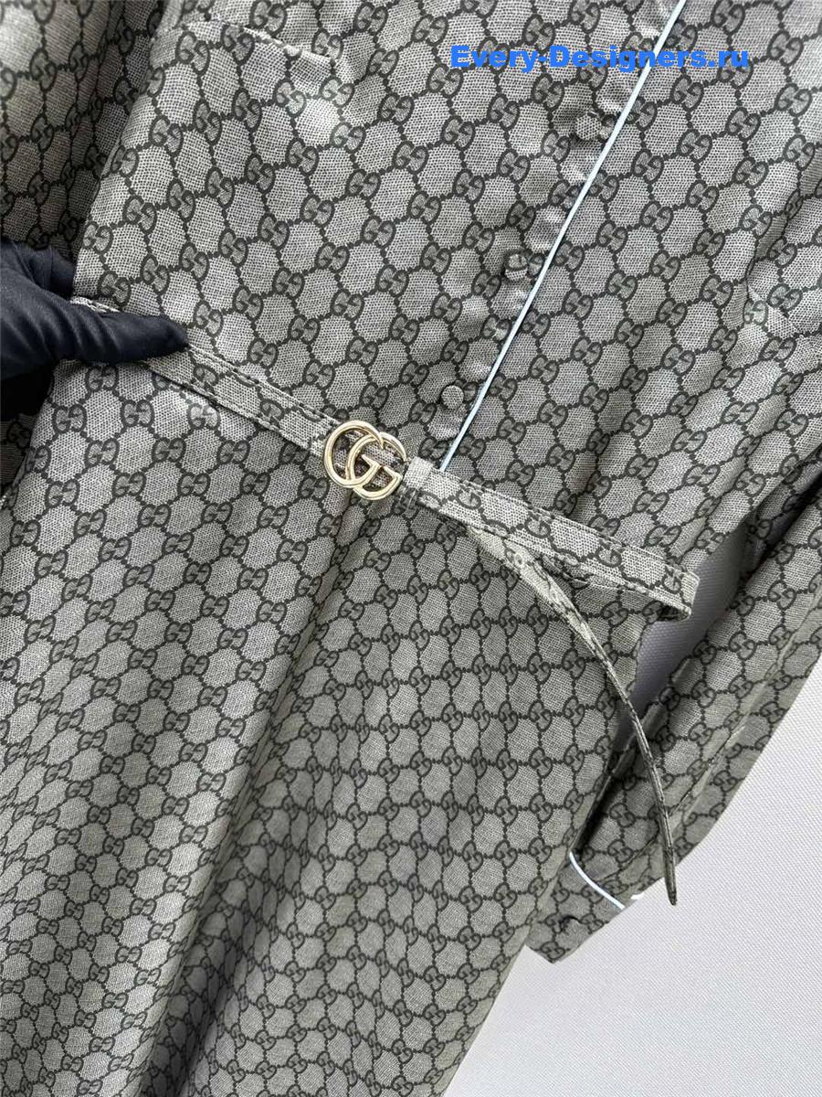 Gvc*1 gg silk midi dress