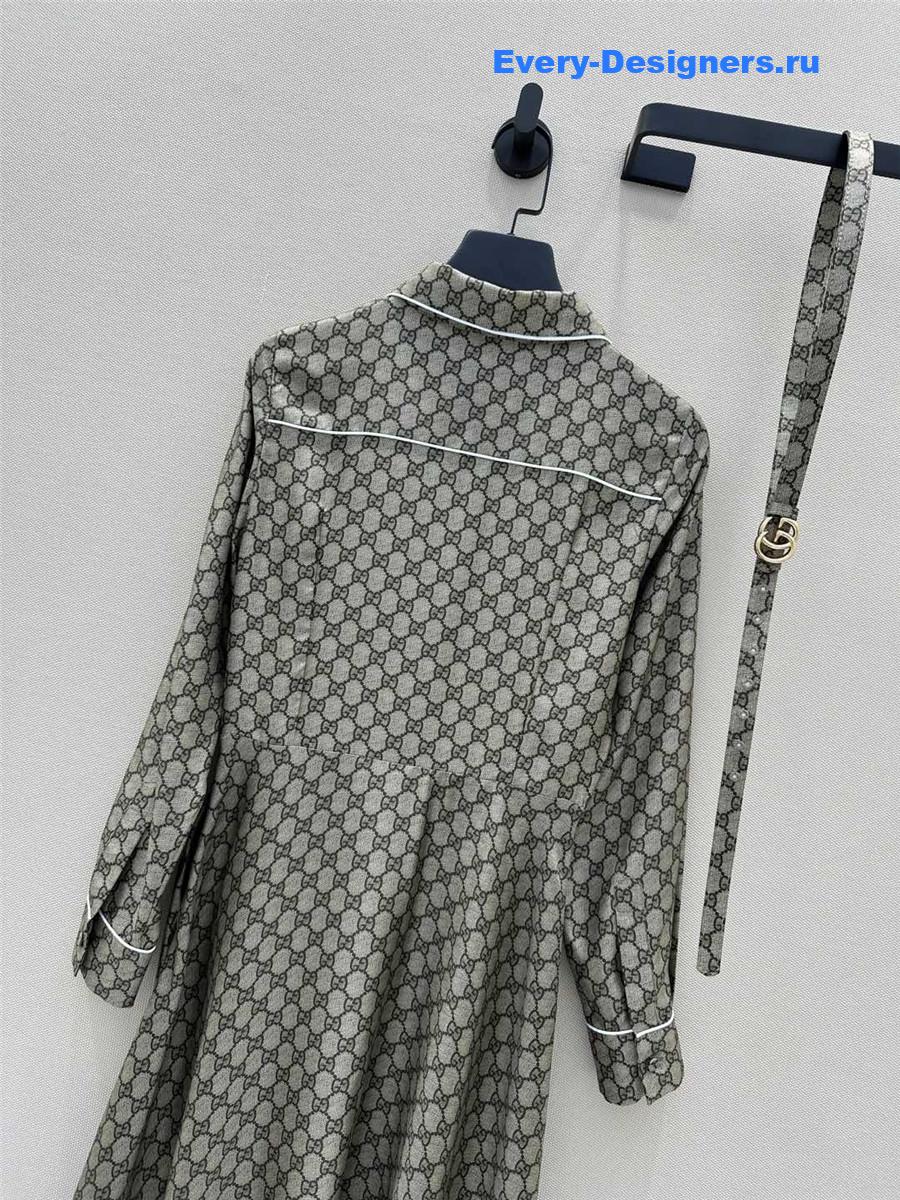 Gvc*1 gg silk midi dress