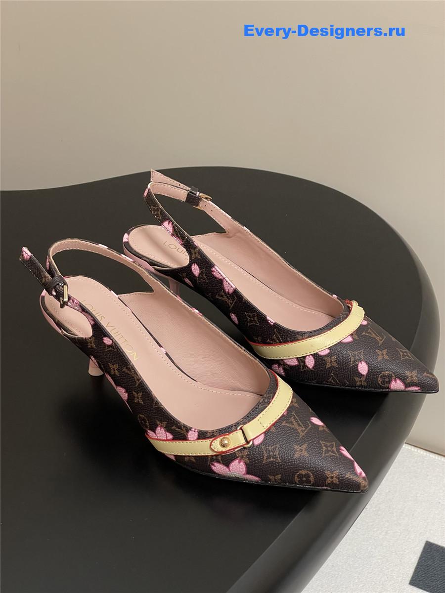 l0vis Vvtt0n sakura slingbacks