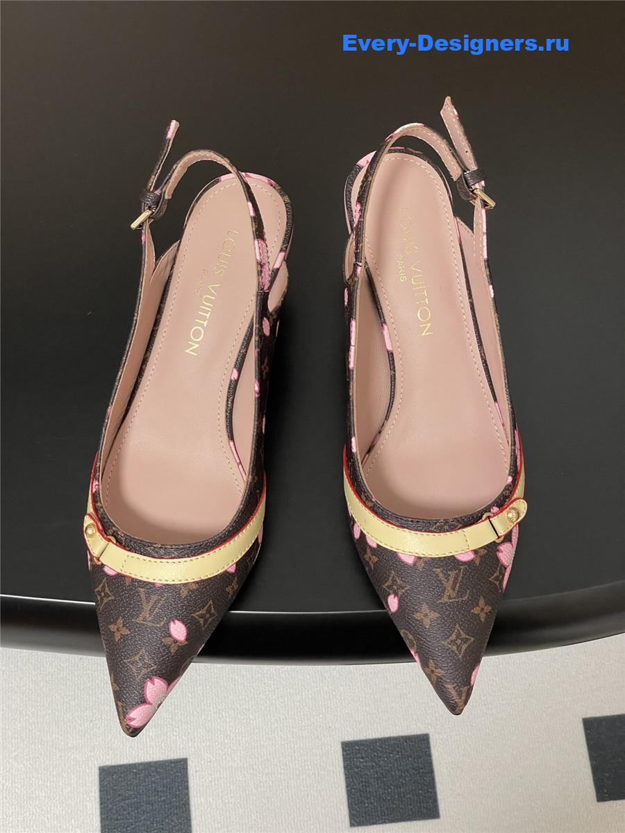 l0vis Vvtt0n sakura slingbacks