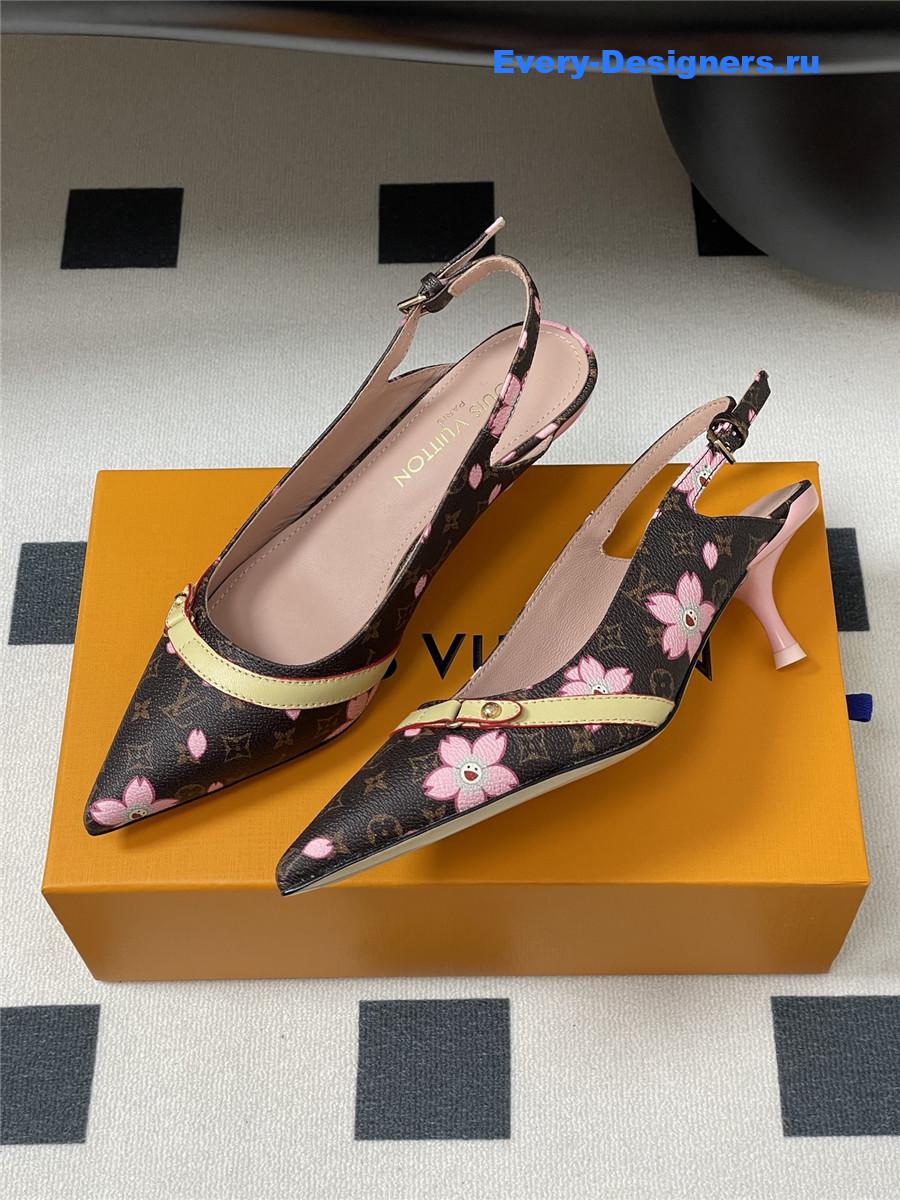 l0vis Vvtt0n sakura slingbacks