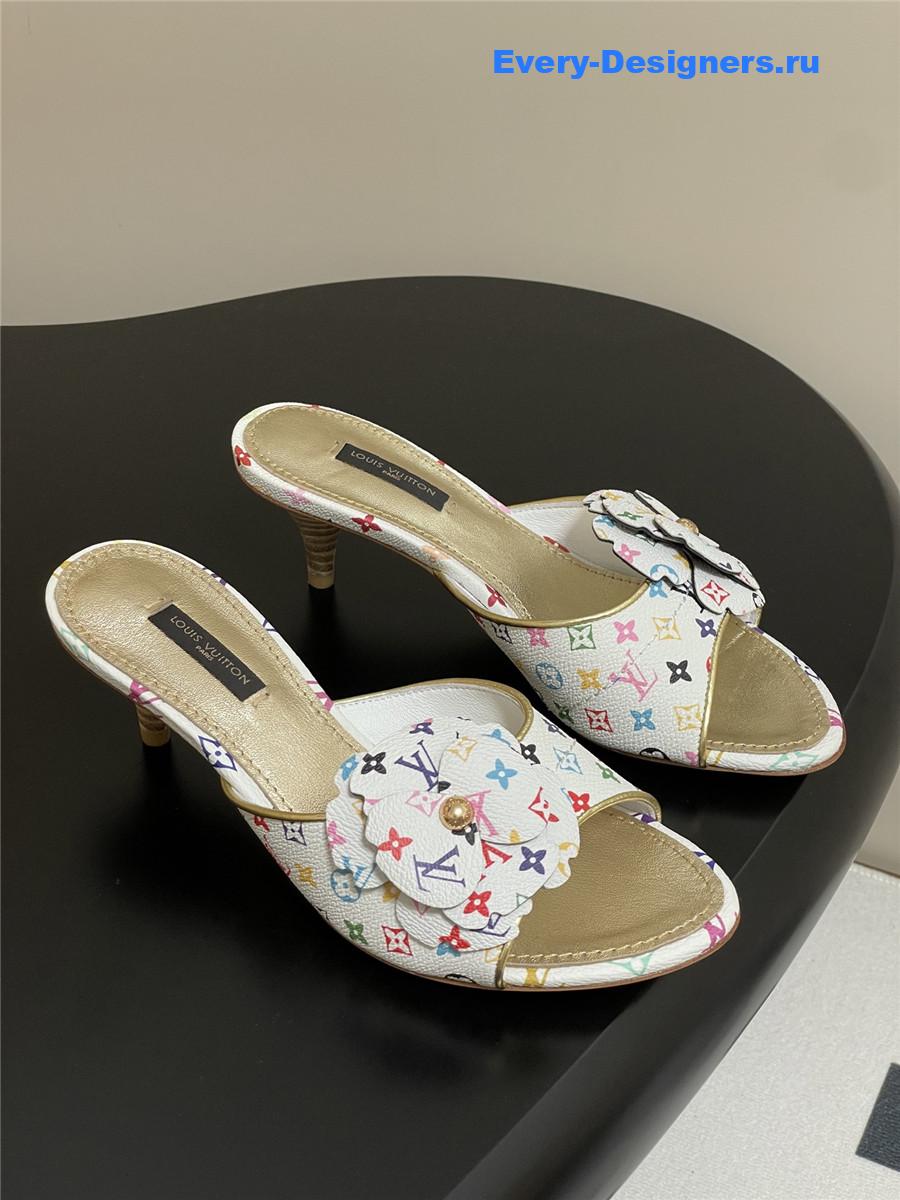 l0vis Vvtt0n lv x tm flower mules