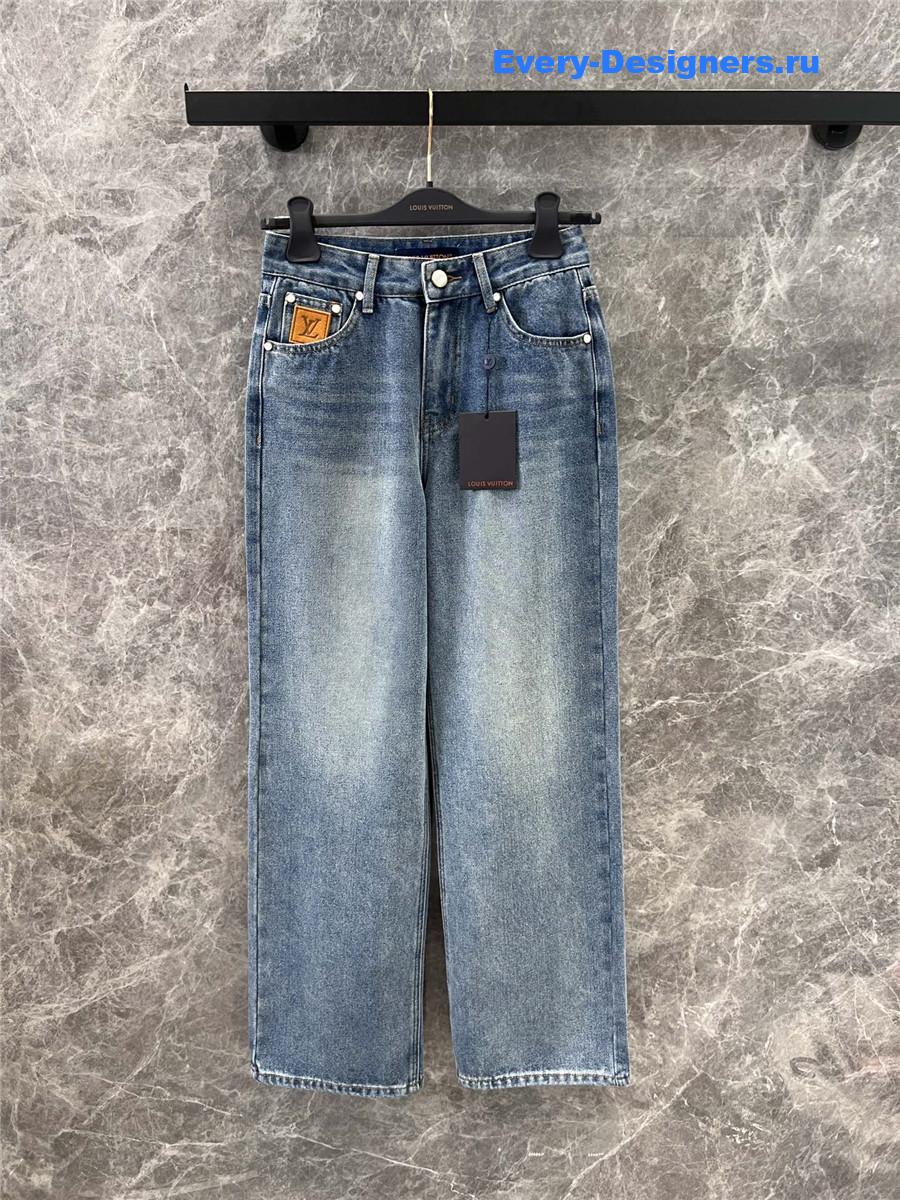 l0vis Vvtt0n embroidered straight jeans