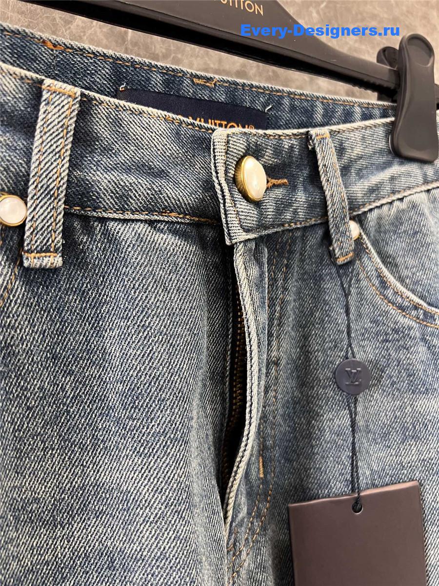 l0vis Vvtt0n embroidered straight jeans