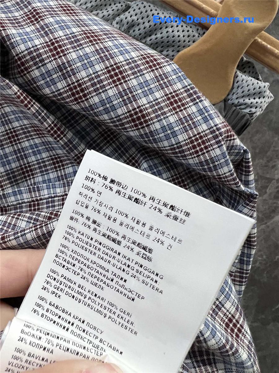 Miu Miu Checked Cord Skirt