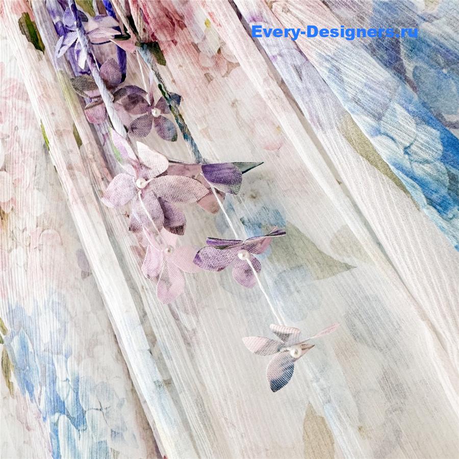 Zimm Hydrangea Billow Blouse