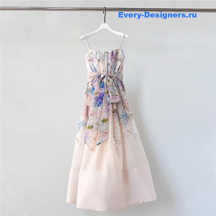 Zimme Hydrangea Corset Dress