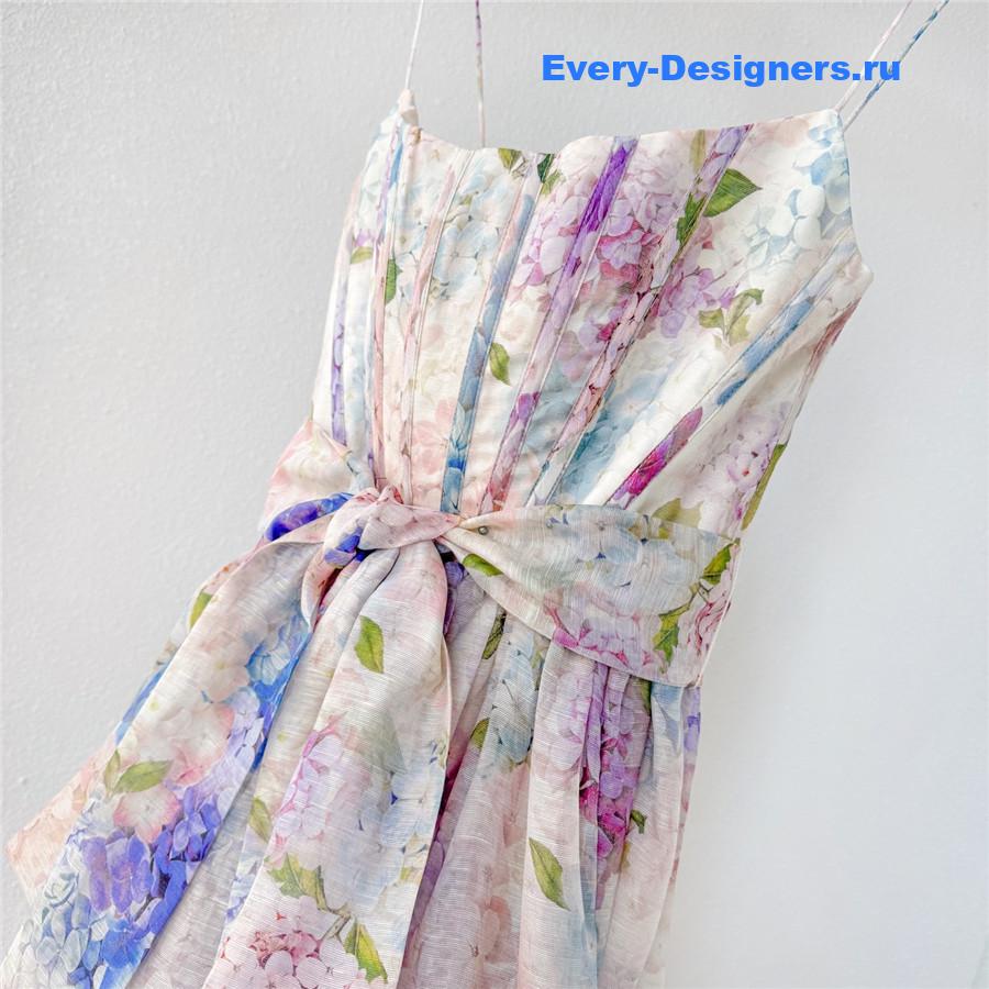 Zimme Hydrangea Corset Dress