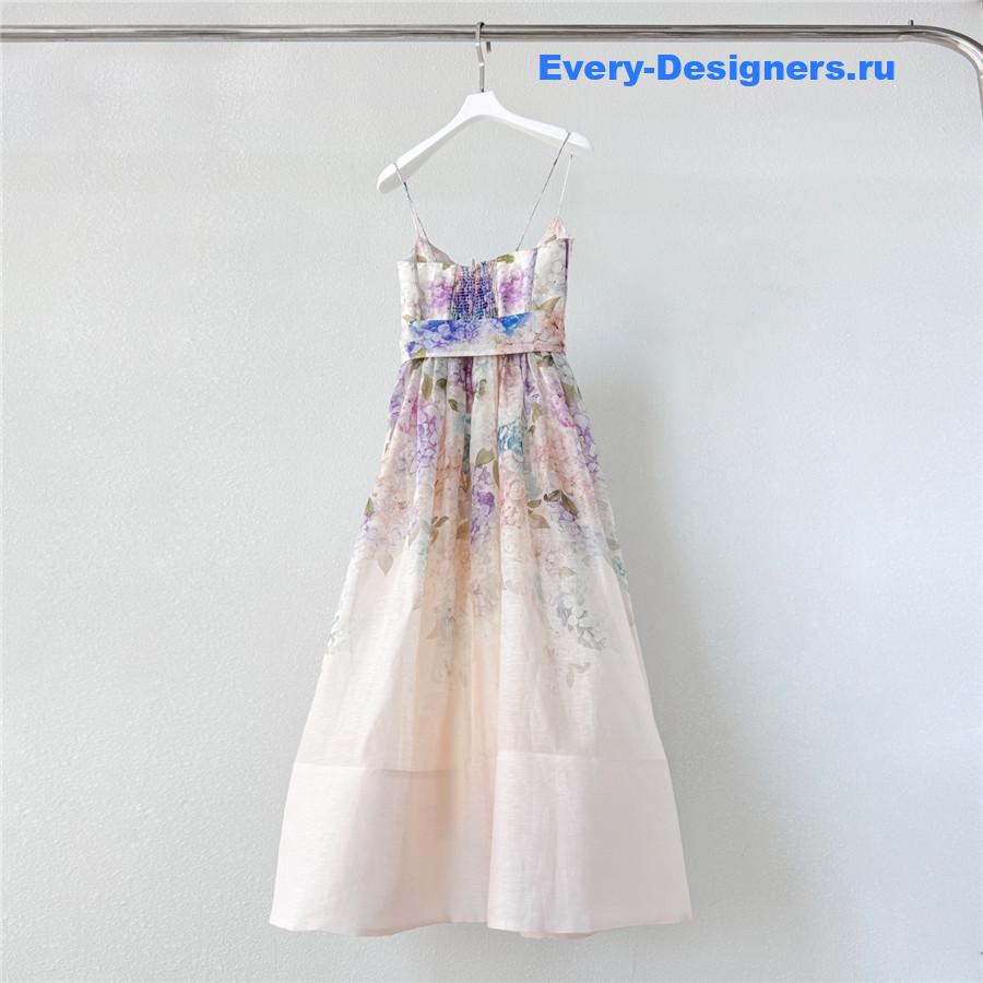 Zimme Hydrangea Corset Dress