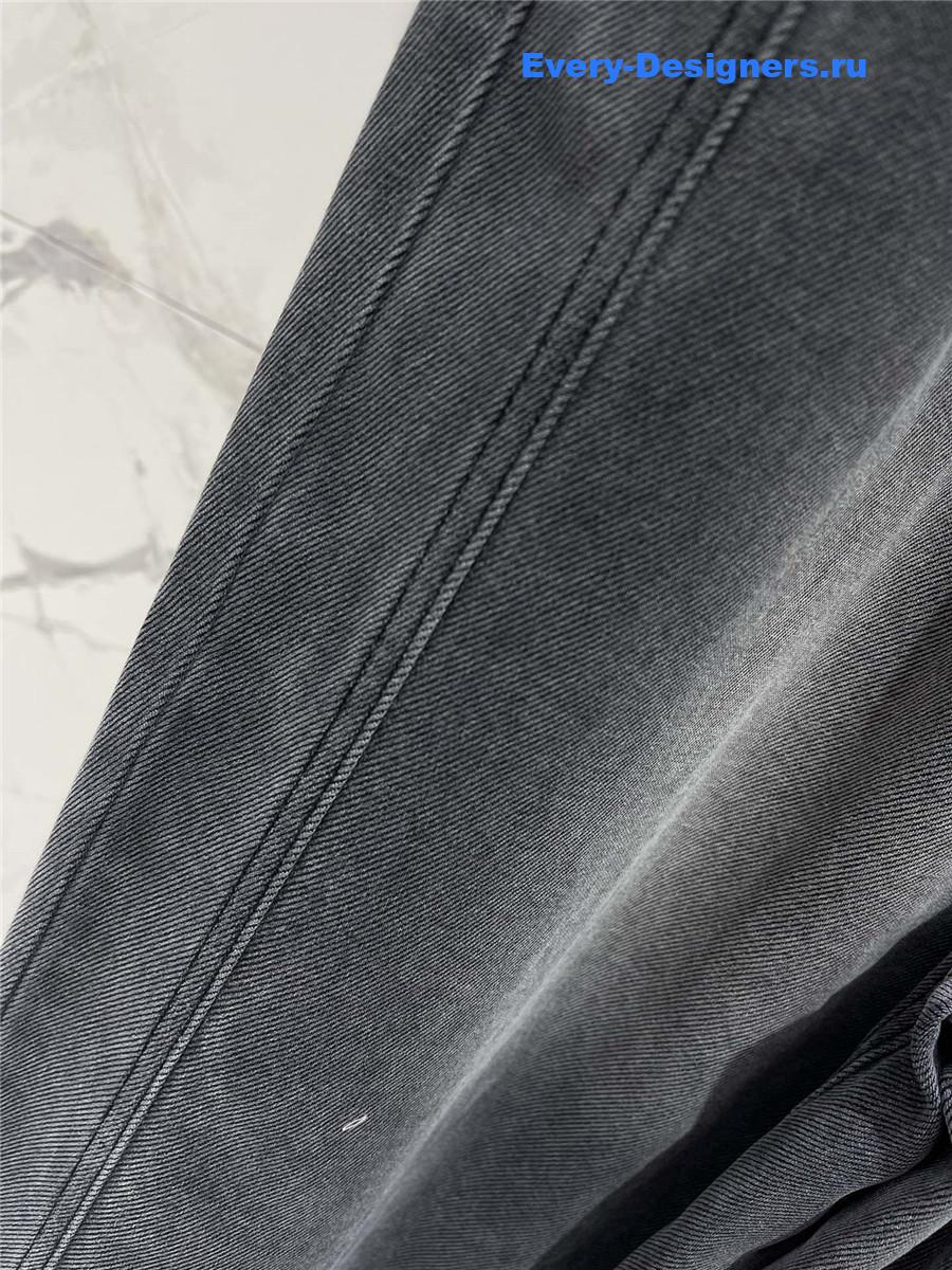 A1exa*der wang grey gradient denim pants