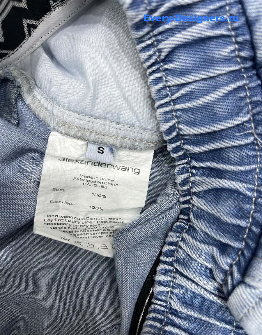 A1exa*der wang blue gradient denim pants