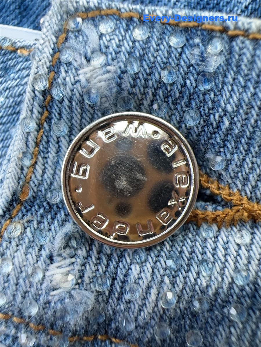 A1exa*der wang sequin denim shorts