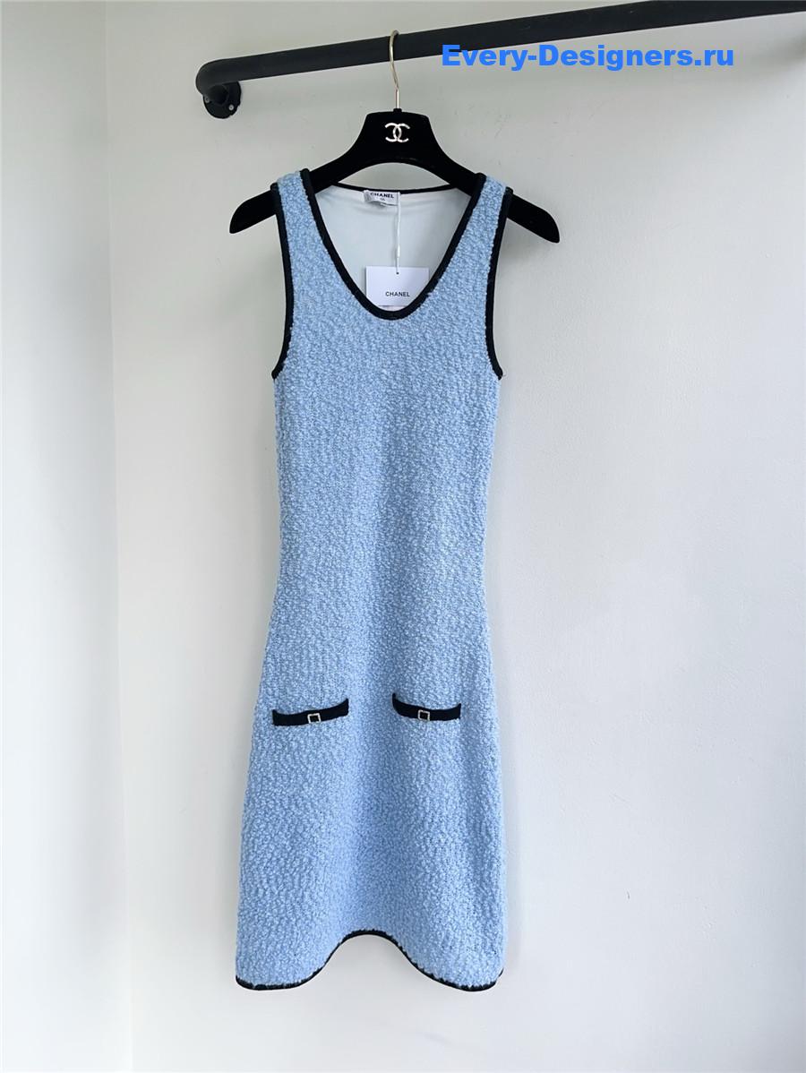 Ch**el knitted maxi dress